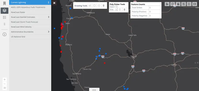 screenshot of the Lightning Viewer application